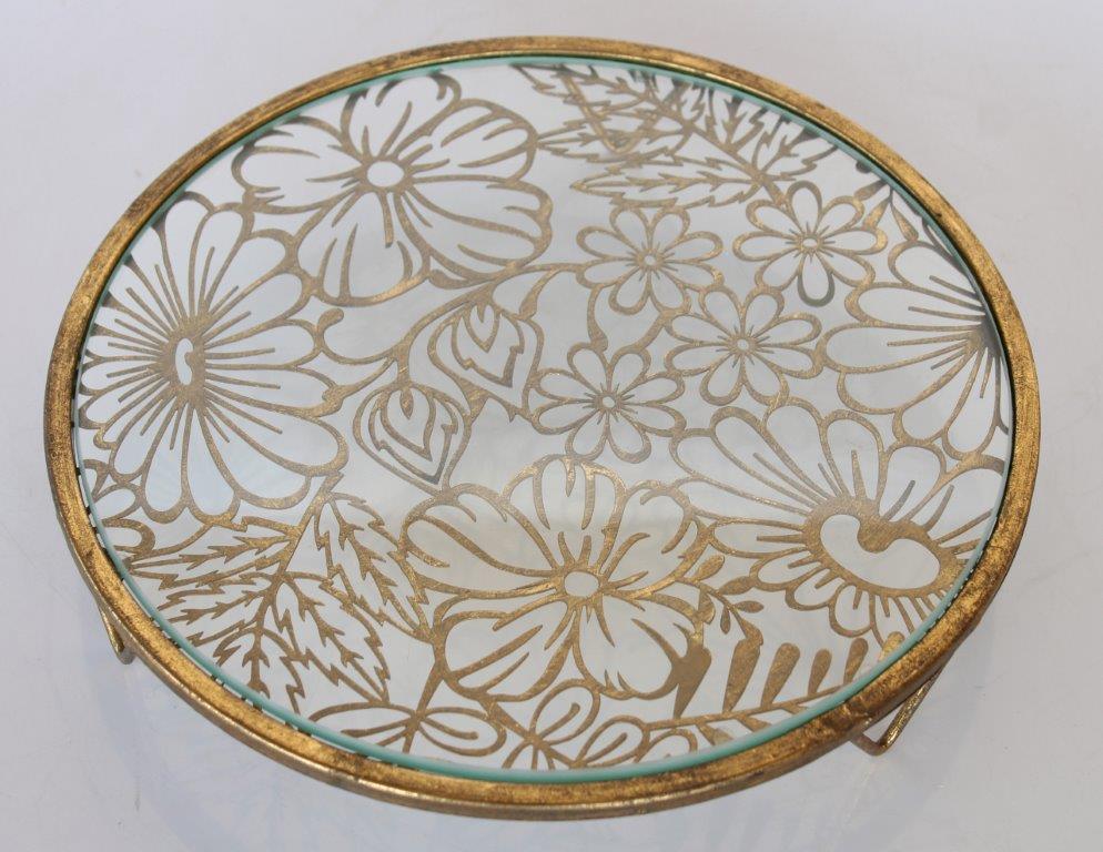 Round Metal Detail Cake Stand